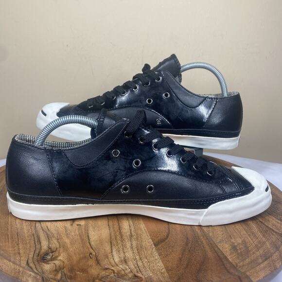 Converse Jack‎ Purcell Low Tuxedo Ox Vintage Sample Mens Size 11 Leather Shoes - Picture 5 of 10